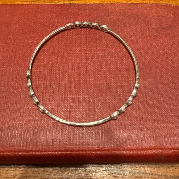 Silpada Magnifique Bangle Bracelet CZ & 925 Sterling Silver - Picture 6 of 11